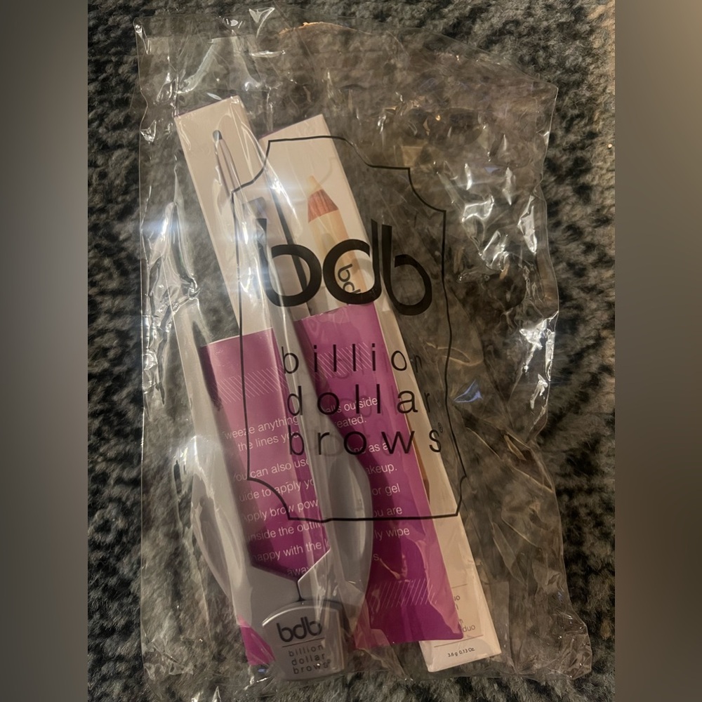 NWT Billion Dollar Brow Kit (Brow Buddy, Brow Duo Pencil, Universal Brow Pencil)
